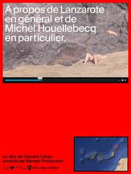 A propos de Lanzarote en général et de Michel Houellebecq en particulier